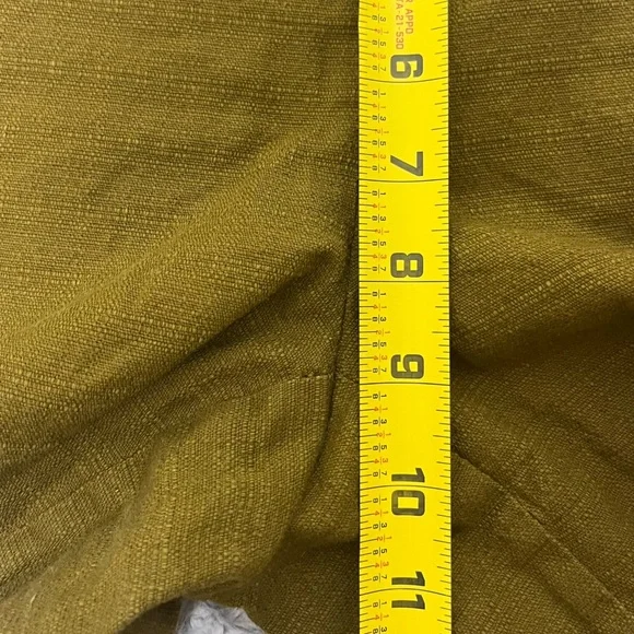 Elevenses Anthropologie Boho Tweed Brown Green Mid Rise Shorts Size 2 - Picture 5 of 10